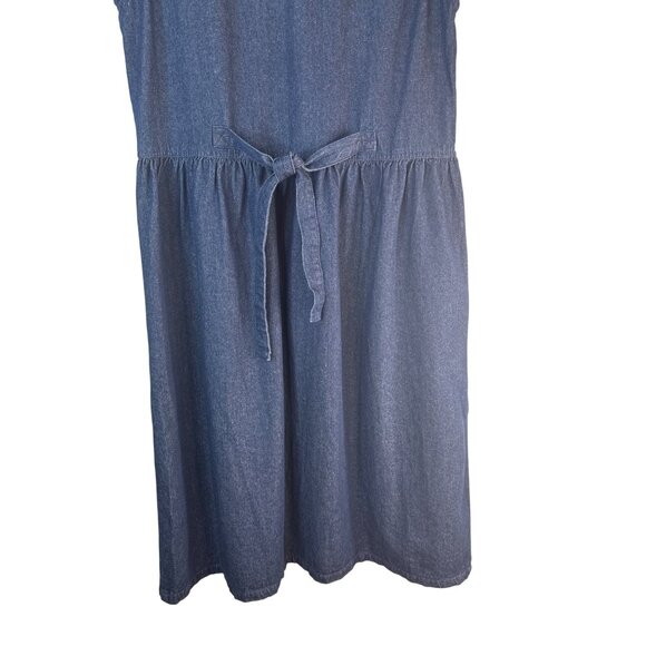 Dangerfield Size 10 Denim Mushroom Print Dress NWT - Picture 11 of 16